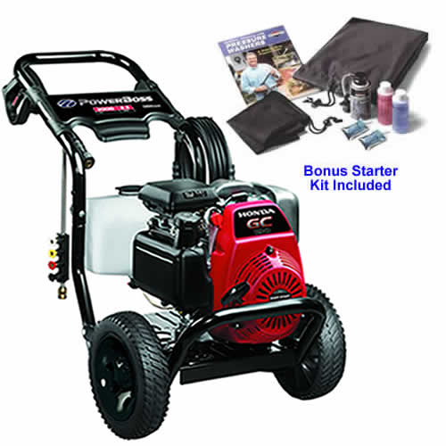 Powerboss 3000 psi pressure washer w/ honda engine #7