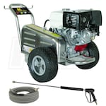 BE Professional 4000 PSI Belt-Drive (Gas Cold Water ) Pressure Washer w/ Honda Engine