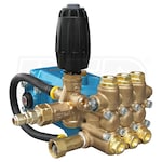 Pressure-Pro Fully Plumbed CAT 4000 PSI 4 GPM (Solid Shaft) Triplex Pressure Washer Pump w/ Plumbing Kit (Belt Drive)