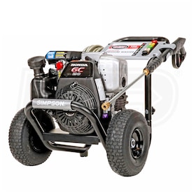 View Simpson MegaShot 3200 PSI (Gas - Cold Water) Pressure Washer w/ OEM Technologies & Honda GC190 Engine (49-State Compliant)