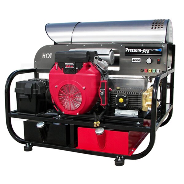 PressurePro 611510G Professional 4000 PSI GasHot Water Skid Pressure