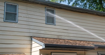 How to Power Wash a Second Story