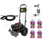 BE 1500 PSI (Electric - Cold Water) DIY Portable Car Wash Pressure Washer Kit