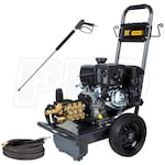 BE Professional 4400 (Gas - Cold Water) Pressure Washer w/ General Pump & Kohler CH440 Engine