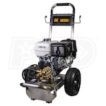 BE Professional 4000 PSI (Gas - Cold Water) Pressure Washer w/ General Pump & Honda GX390 Engine