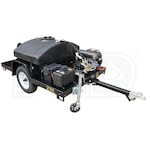 Cam Spray 3000 PSI Professional (Gas-Cold Water) Jetter Trailer  w/ Honda GX Engine