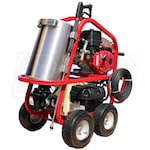 Hot2Go SH Series Professional 3000 PSI (Gas - Hot Water) Pressure Washer w/ AR Pump & Honda GX270 Engine & Steam