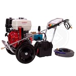 Pressure-Pro 4000PSI Deluxe Start Your Own Pressure Washing Business Kit w/ Aluminum Frame, CAT Pump & Electric Start Honda GX390 Engine (47-State Compliant)