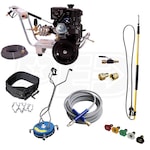 Pressure-Pro 4200 PSI Deluxe Start Your Own Pressure Washing Business Kit w/ Aluminum Frame, Viper Pump & Kohler Engine