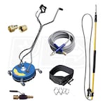 Pressure-Pro 4000 PSI Deluxe Start Your Own Pressure Washing Business Kit w/ Belt-Drive, Alum. Frame, CAT Pump & Electric Start Honda GX390 (47-State Complaint)