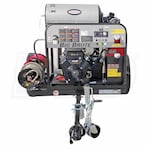 Simpson Professional 4000 PSI (Gas-Hot Water) Pressure Washer Trailer w/ Comet Pump & Electric Start Vanguard Engine