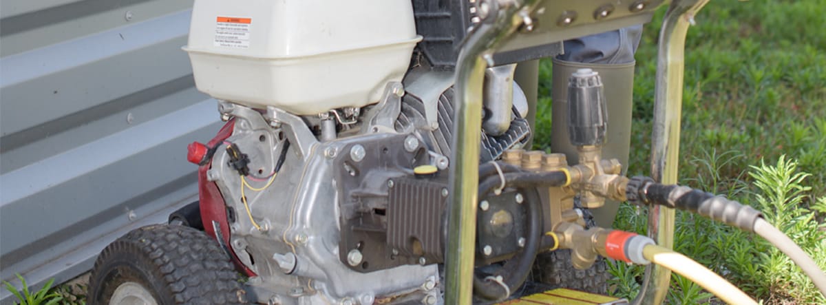 Interstate Pneumatics PW5200 6.5HP Pressure Washer Axial Piston Pump Horizontal For 3/4 Key Shaft Gasoline Engine 3000 PSI