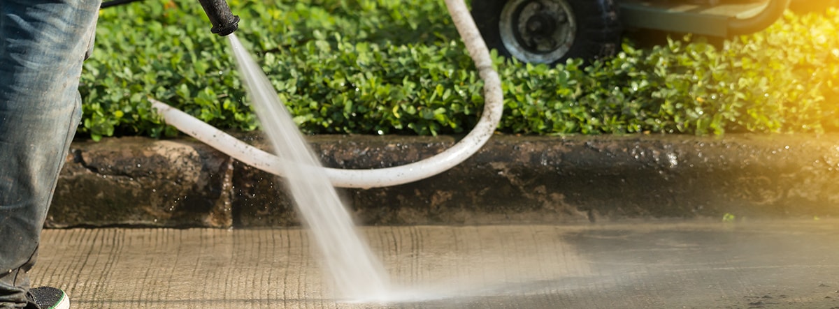 Pressure Washing Concrete