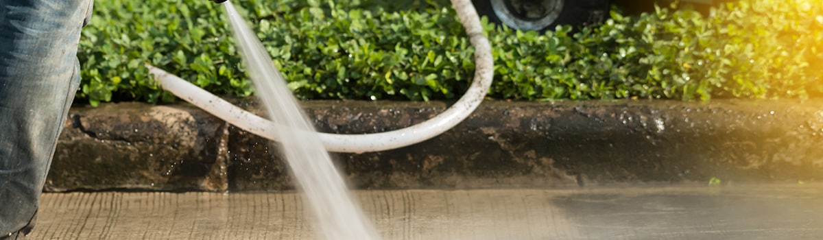 Pressure Washing Concrete