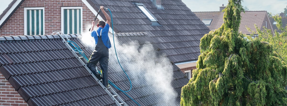 Pressure Washing A Roof