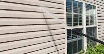 Pressure Washing Cement Siding