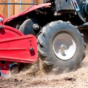 Farming Tractor Trailer in Action