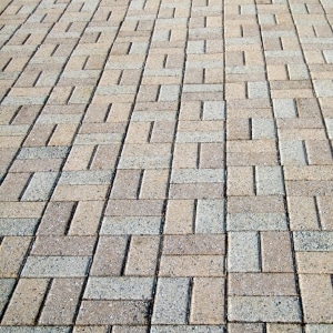 Clean Brick Patio