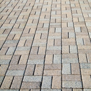 Clean Brick Patio
