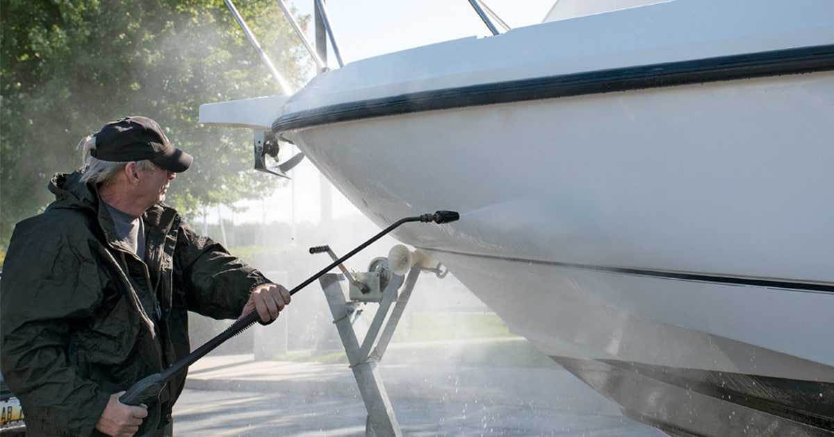 Power Washing Your Boat How to Power Wash a Boat and Trailer