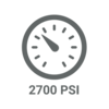 2700 PSI Pressure Washer Pumps Graphic