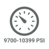 9,700-10,399 PSI Pressure Washer Hoses Graphic