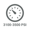 3100-3500 PSI Gas Pressure Washers Graphic
