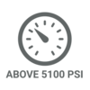 Above 5100 PSI Gas Pressure Washers Graphic