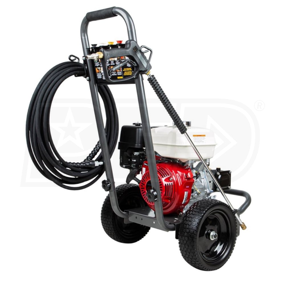 BE B389HA Professional 3800 PSI Gas Cold Water Pressure Washer w/ AR Pump & Honda GX270 Engine