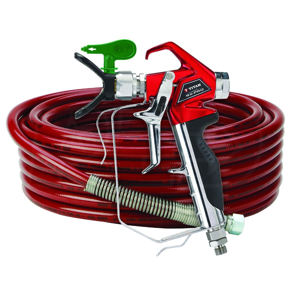 Airless paint sprayer clearance hose and gun