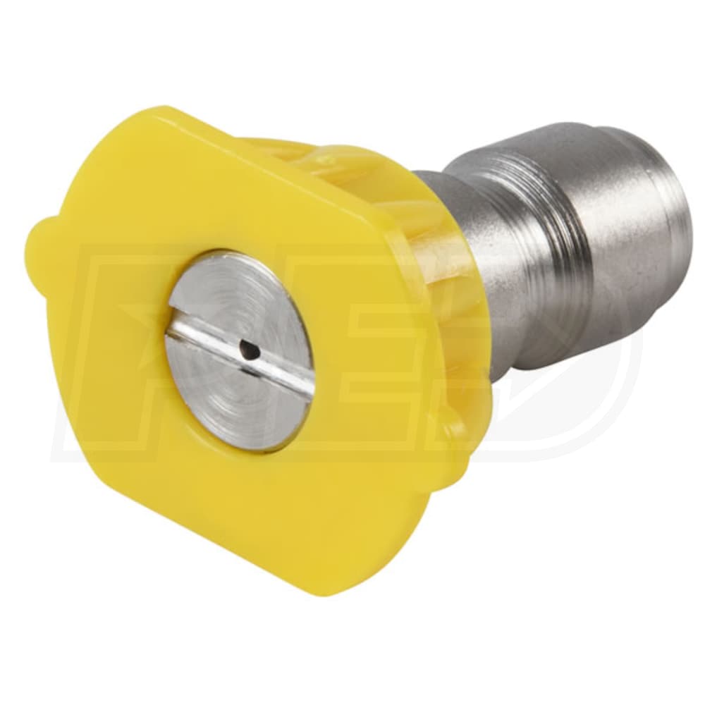 Pressure Washer Quick Connect Tip Nozzle Size 4.5 GPM Yellow 15 Degree Spray 