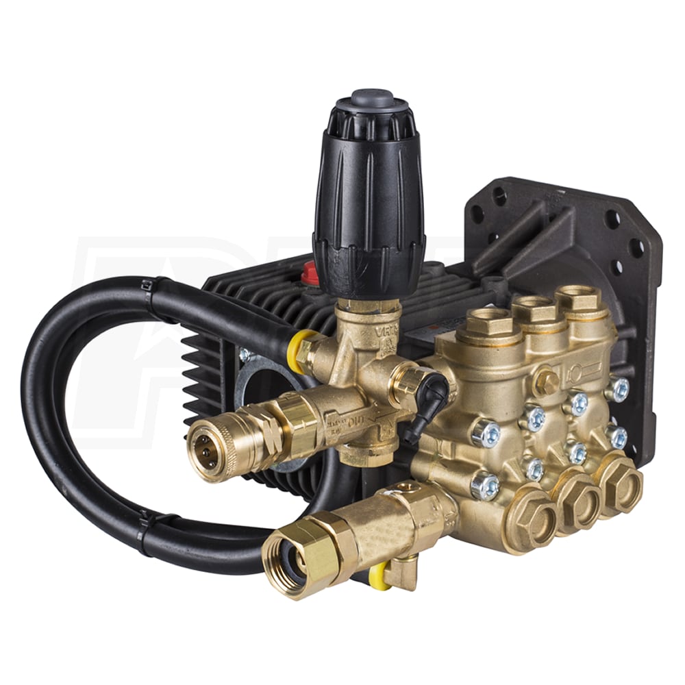 BE Fully Plumbed Comet ZWD4040G Series 4000 PSI 4 GPM Triplex Pressure  Washer Pump