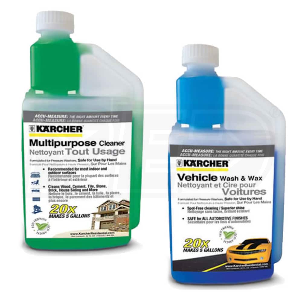 Karcher Car Wash Wax Soap for Pressure Washers, Vehicle 1 Gallon