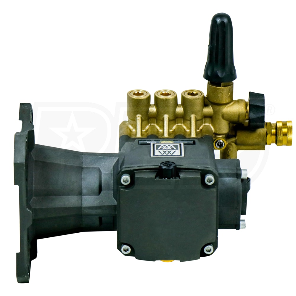 AAA 90034 Fully Plumbed C45 4200 PSI 4 GPM Horizontal Triplex Pressure