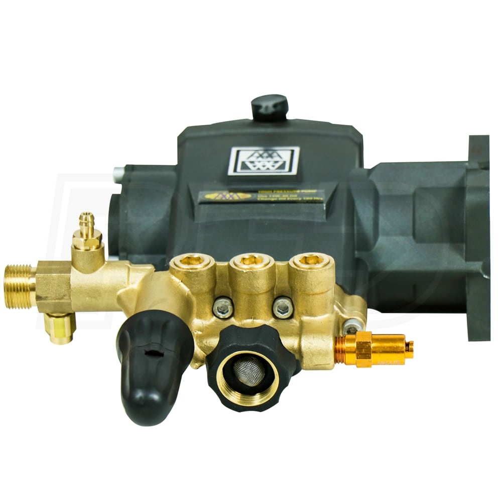 AAA 90037 Fully Plumbed 3400 PSI 2.5 GPM Horizontal Triplex Plunger