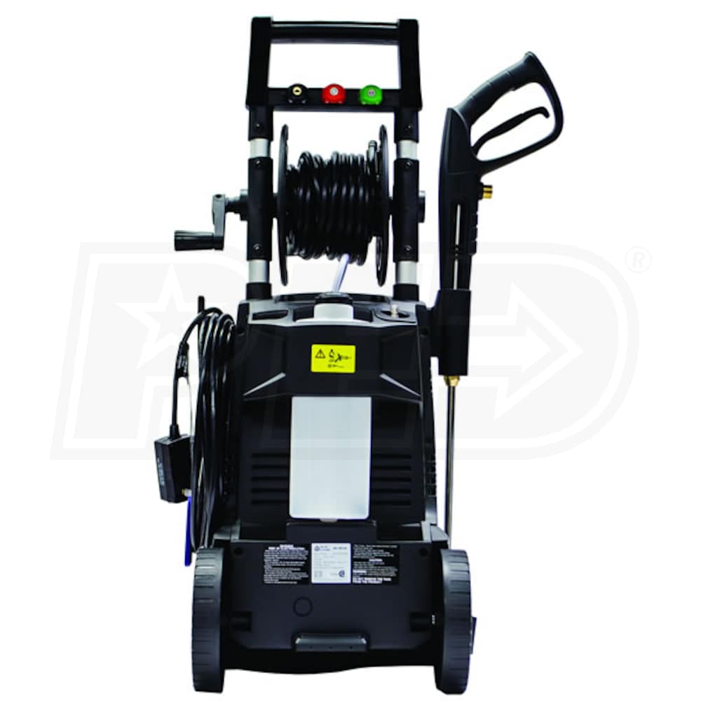 AR Blue Clean AR390SS Supreme 2000 PSI Electric ColdWater Pressure Washer w/ Total Stop System