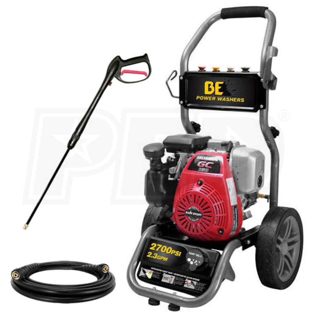 Be power equipment 2700 psi 2.3 gpm gas pressure washer deals