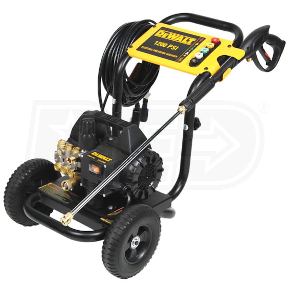 DeWalt Professional 1200 PSI (Electric - Cold Water) Pressure Washer w/  General Pump (120V 1-Phase)