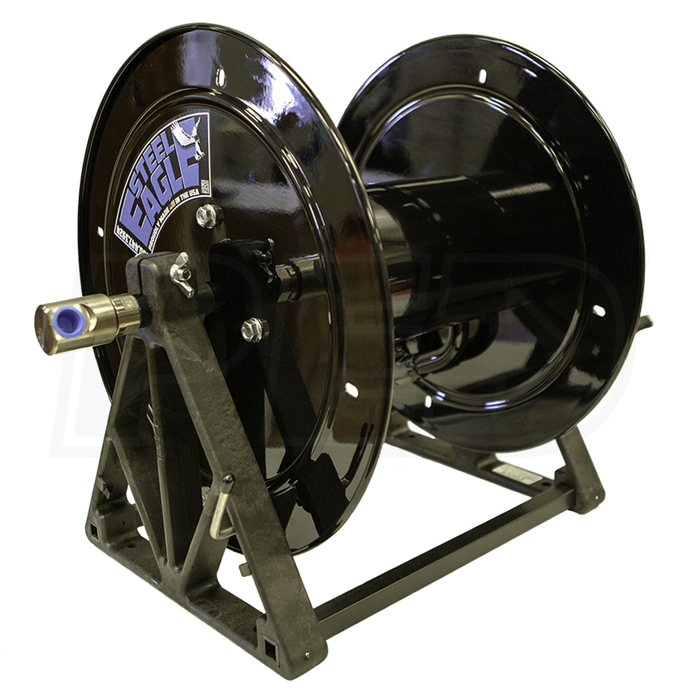 Steel Eagle K01-0105 4000 PSI 8-Inch A-Frame Pressure Washer Hose Reel 160'  x 3/8-Inch