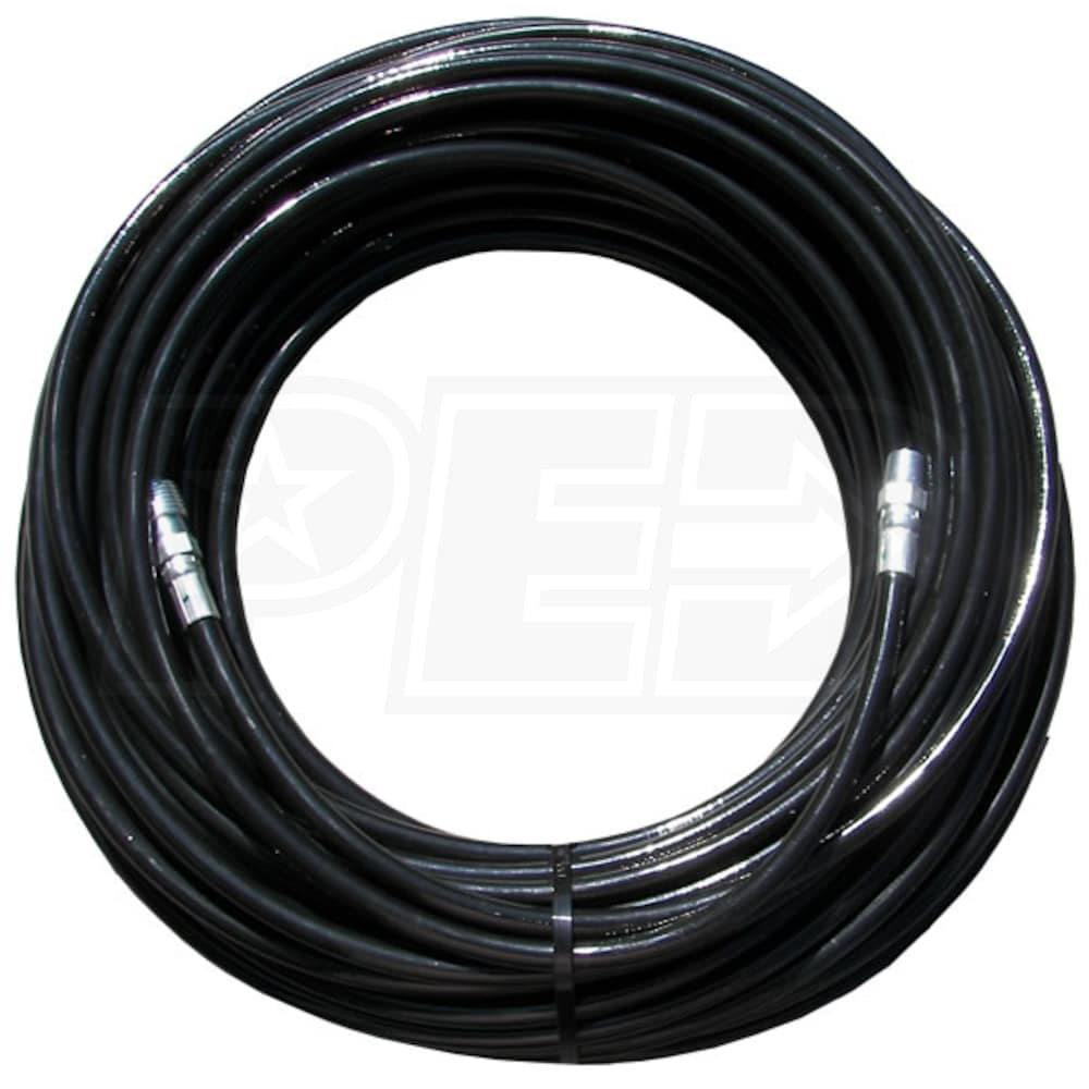 100 Ft. Sewer Jetter Drain Cleaner for High Flow Pressure Washers