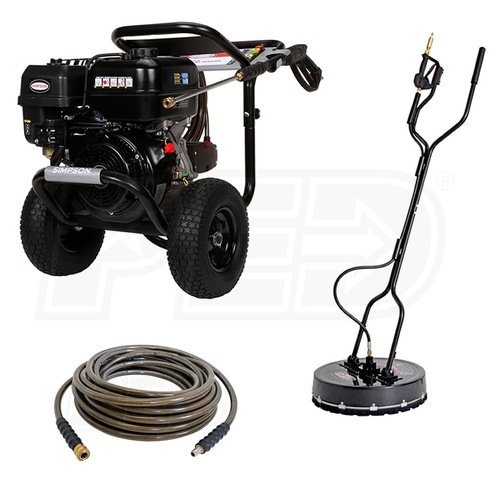 Simpson pressure washer discount surface cleaner attachment