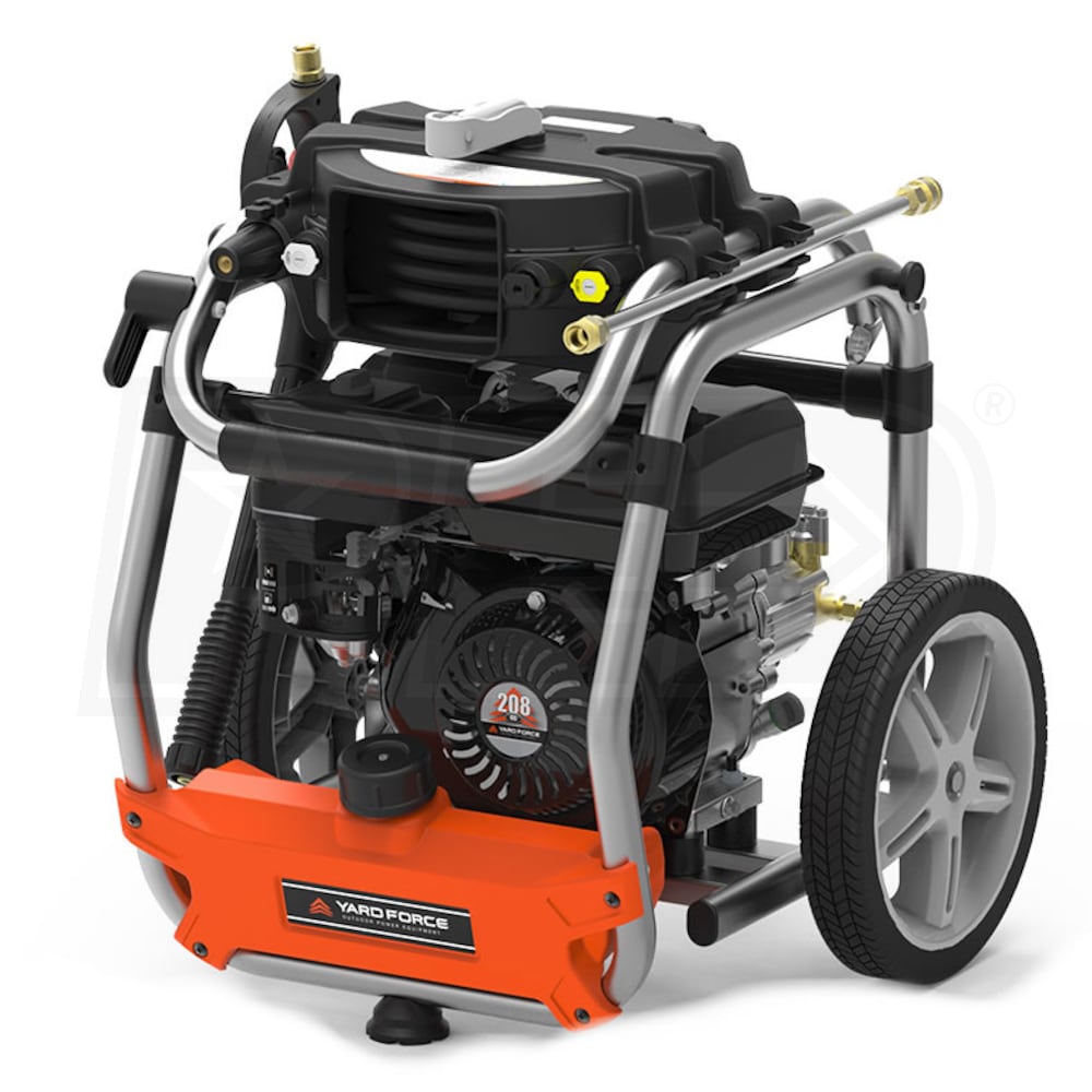Yard Force YF3200 3200 PSI Gas Cold Water Pressure Washer w/ Bonus