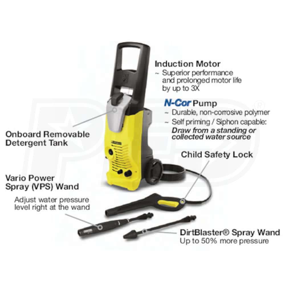 Karcher K3.48M 1800 PSI ElectricCold Water Pressure Washer w