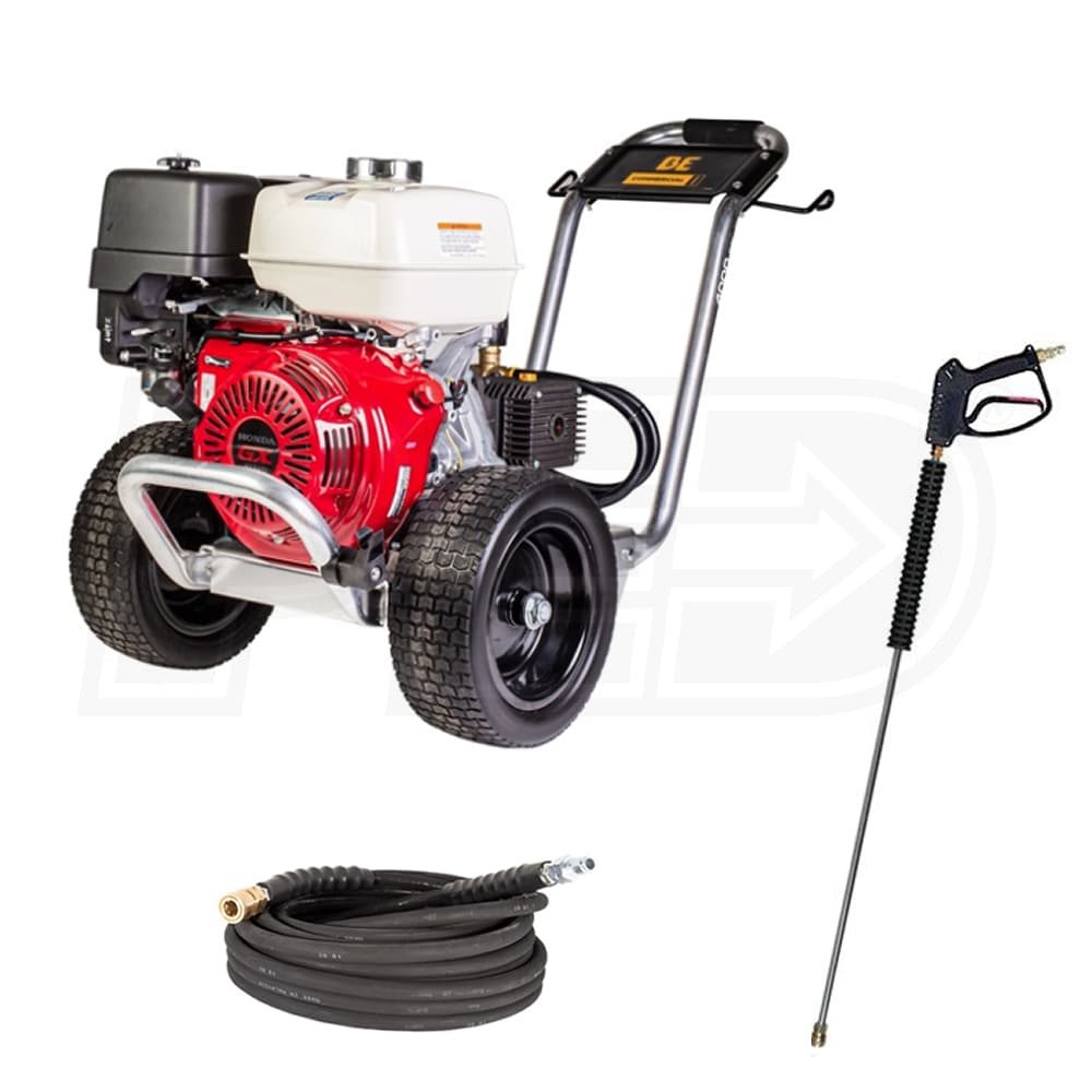 Pressure Washer Trailer with BE Pressure Washer 13HP GX390 Honda  4000PSI@4GPM