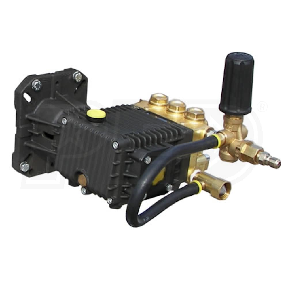 ECCPP Horizontal Pressure Washer Pump for 1 Diameter Shaft 3300-4000 PSI 4 GPM Replacement Power Washer Pump fit RSV4G40 EZ4040G EZ4040 Triplex Plunger Pump 