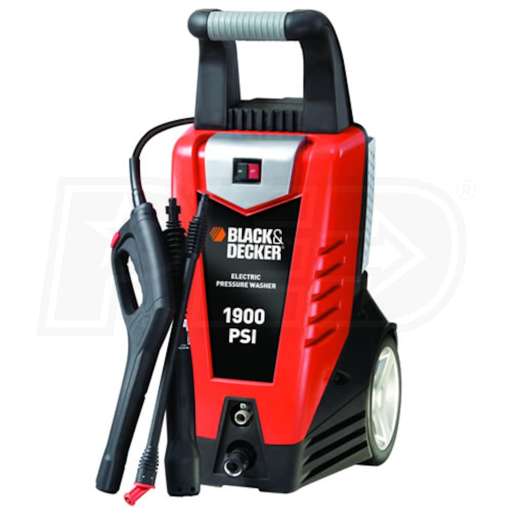 Black & Decker 1900 PSI (Electric-Cold Water) Pressure Washer