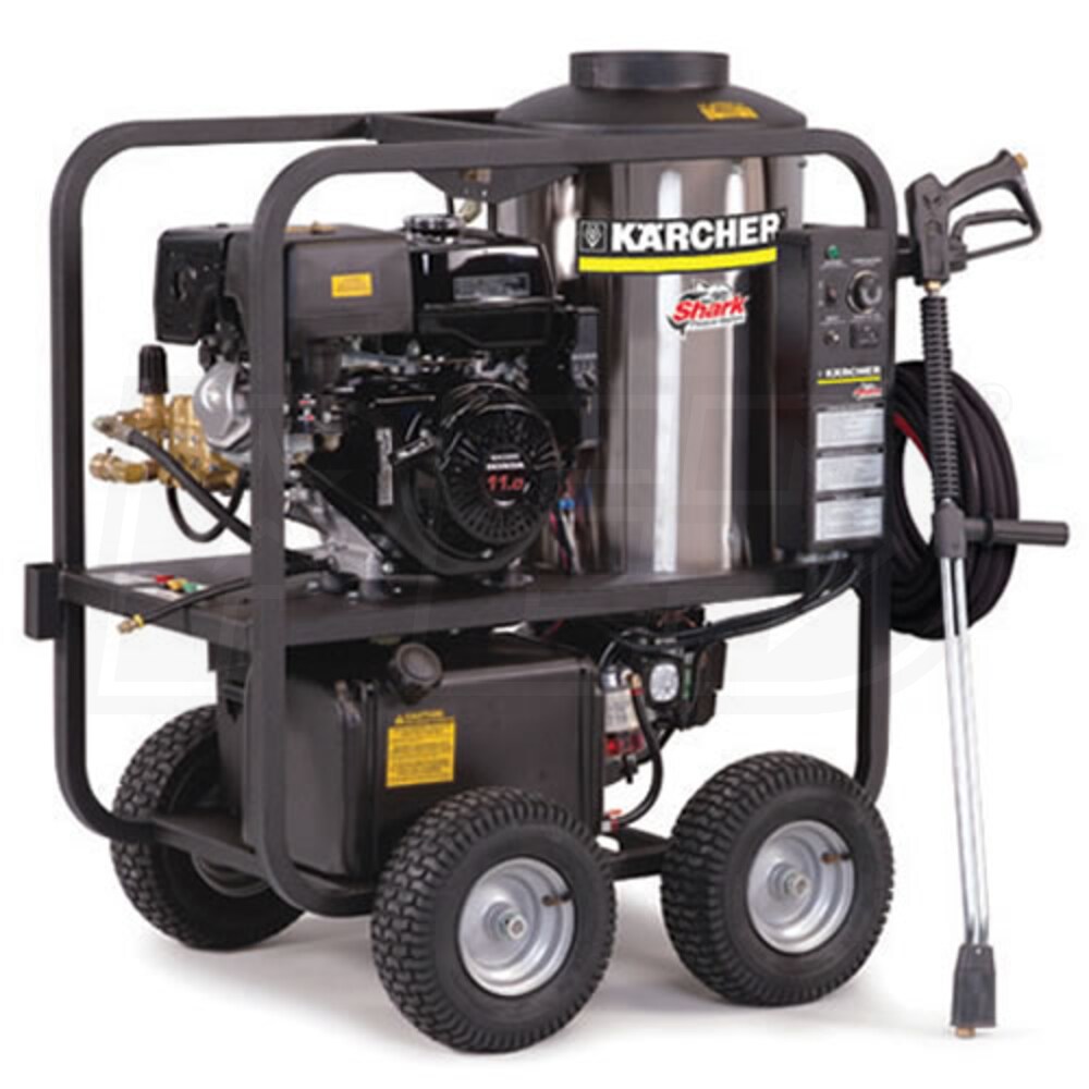 Shark TRS-2500-D Commercial 3500 PSI Gas-Hot Water Trailer ...