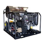 Simpson Super Brute SB65134 4000 PSI (Gas - Hot Water) Skid Belt-Drive Pressure Washer w/ General Pump & Electric Start Kohler Diesel Engine