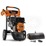 Generac SPEEDWASH 3200 PSI (Gas - Cold Water) Washer w/ Turbo Nozzle, Soap Blaster & Power Broom