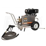 Mi-T-M Professional 4000 PSI (Gas-Cold Water) Aluminum Frame Pressure Washer w/ Belt-Drive Honda Engine